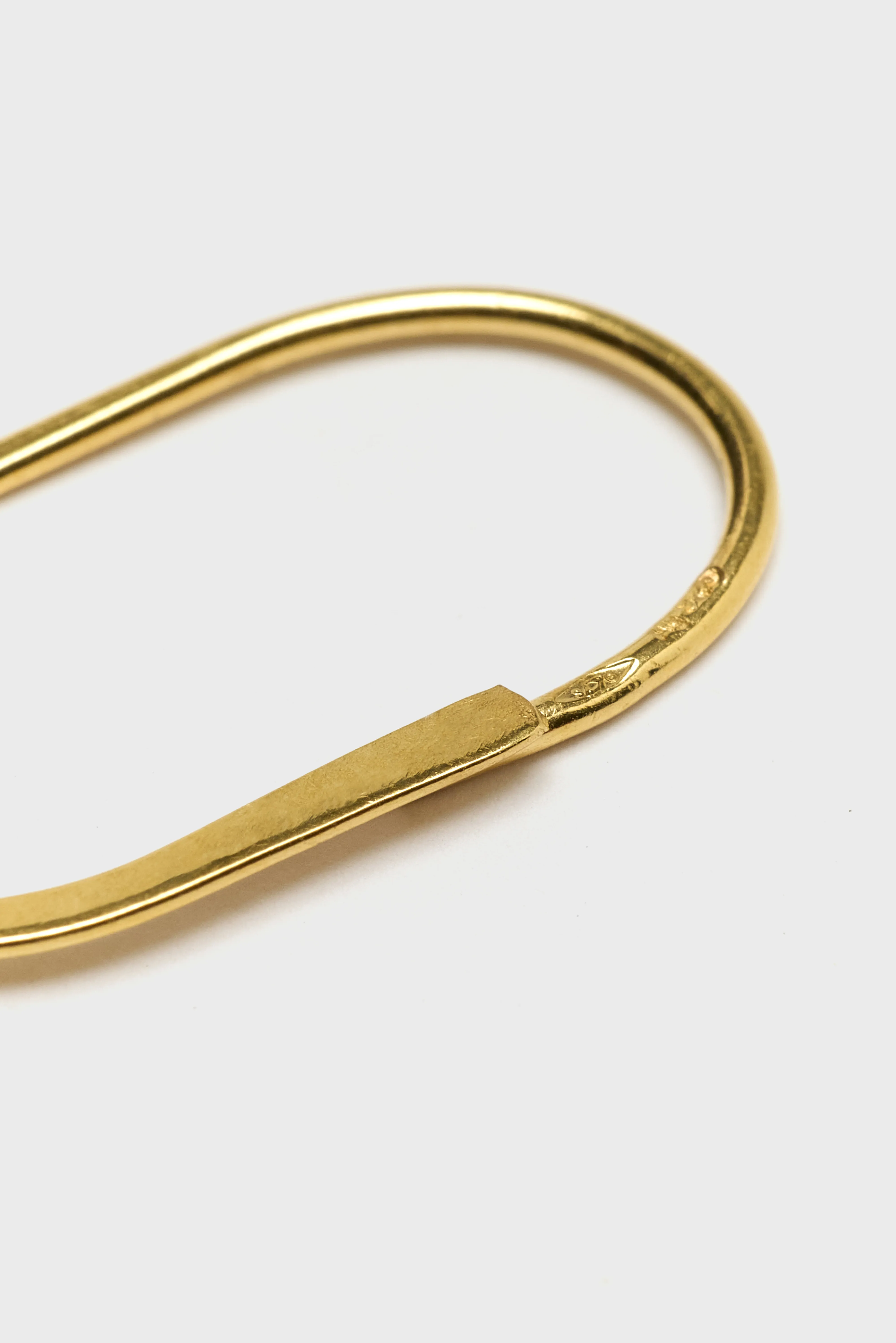 Bellerose Oval Hoop Earrings  (261 / W / GOLD)