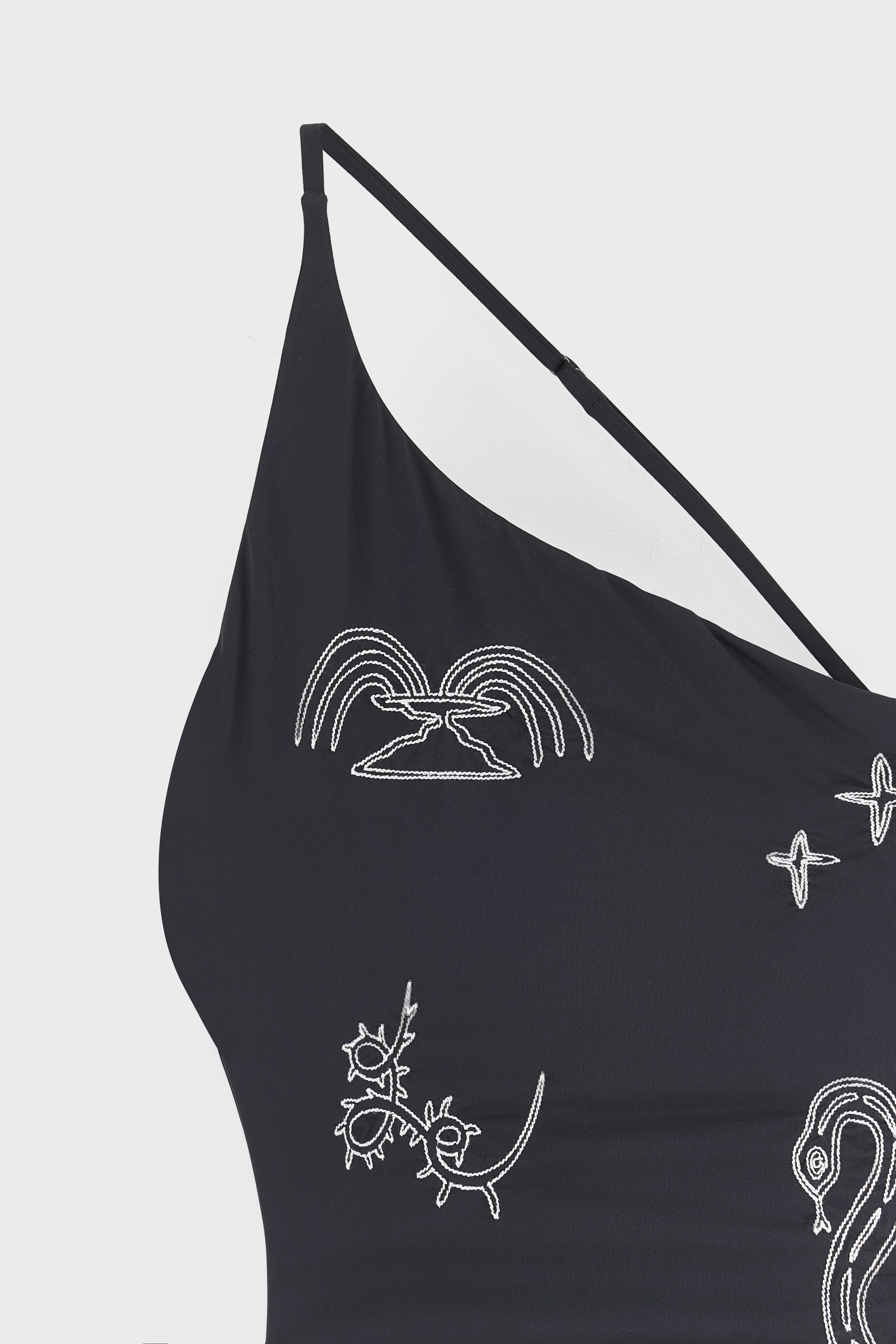 Bellerose Embroidered Tuffo Swimsuit  (261 / W / BLACK)