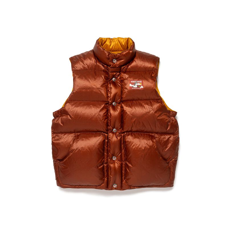 HUMAN MADE REVERSIBLE DOWN VEST