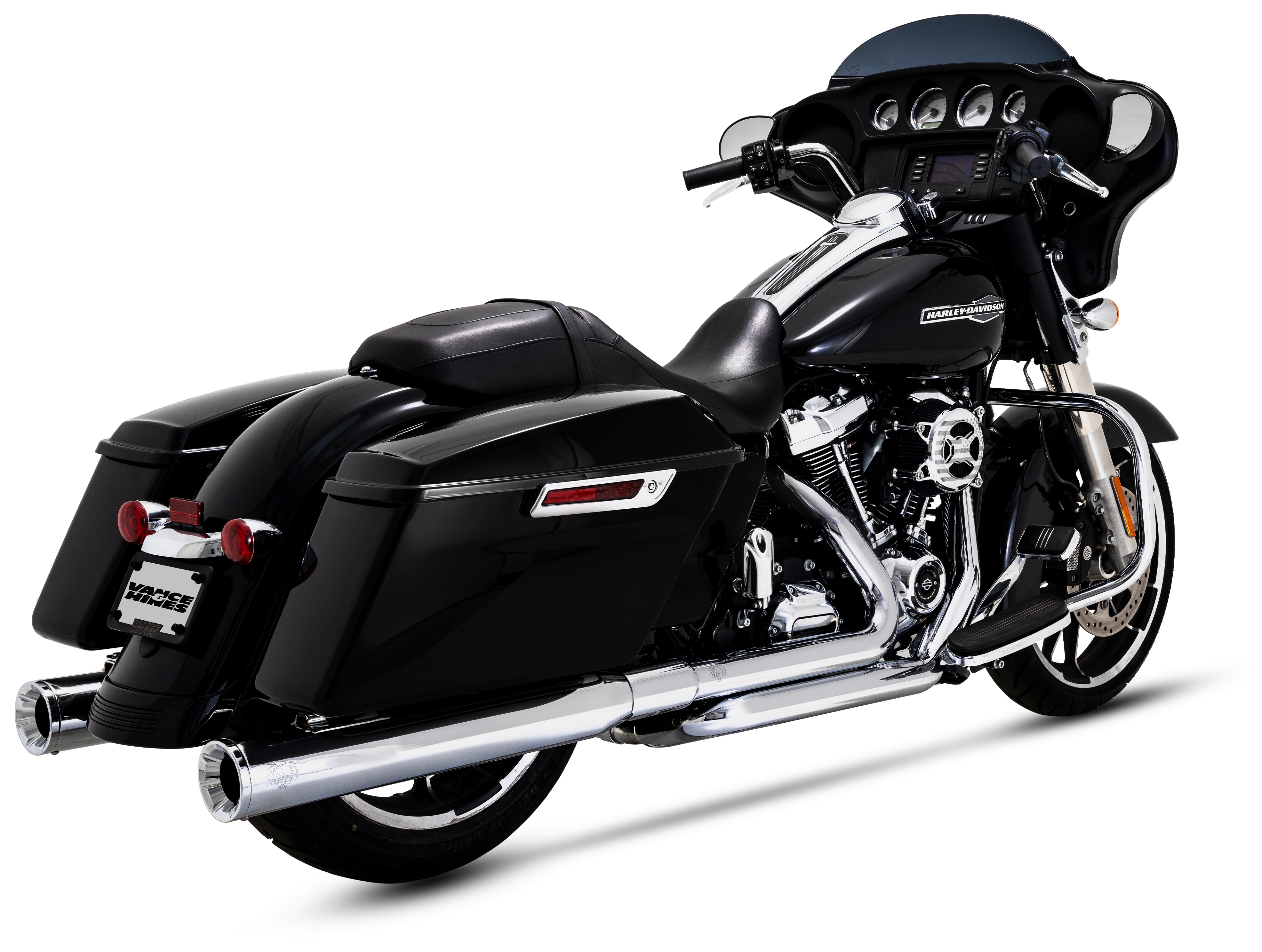 SportsBikeShop Vance & Hines Dresser Duals Headers For Harley Touring 2017-2025