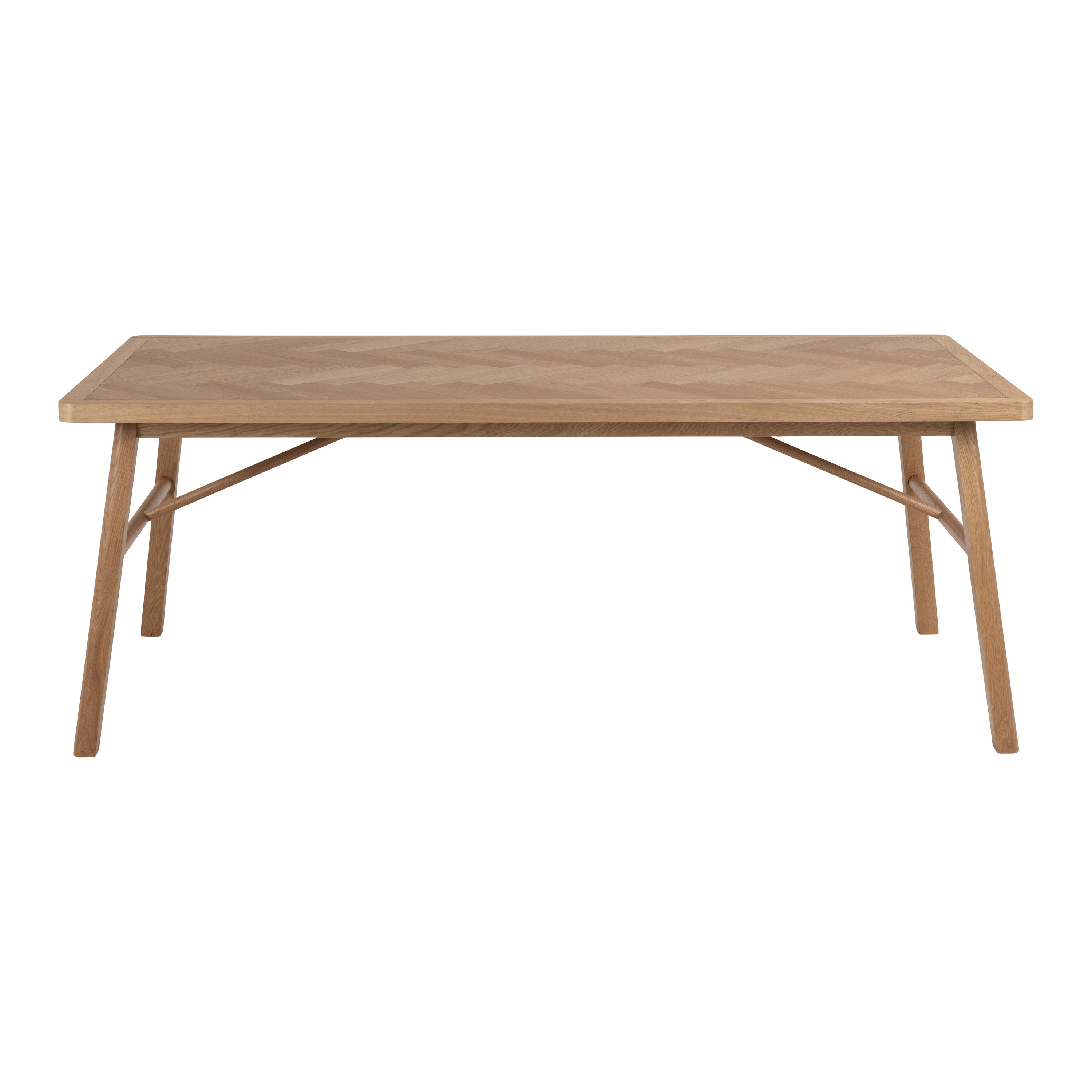Blokker Tekla Eettafel Visgraat - 200 x 100 cm - Oak