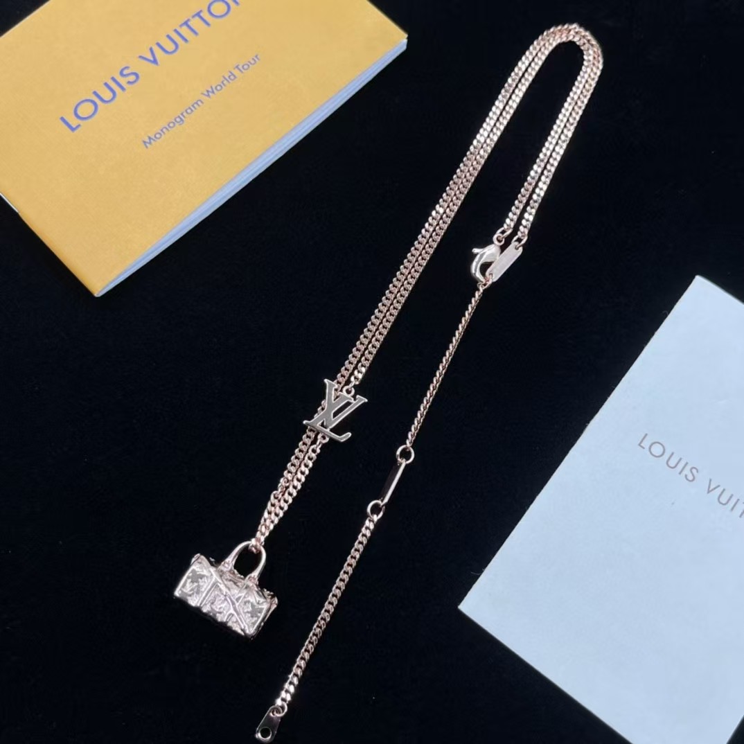 Louis Vuitton Bag Pendant Necklace - Original Replica Club