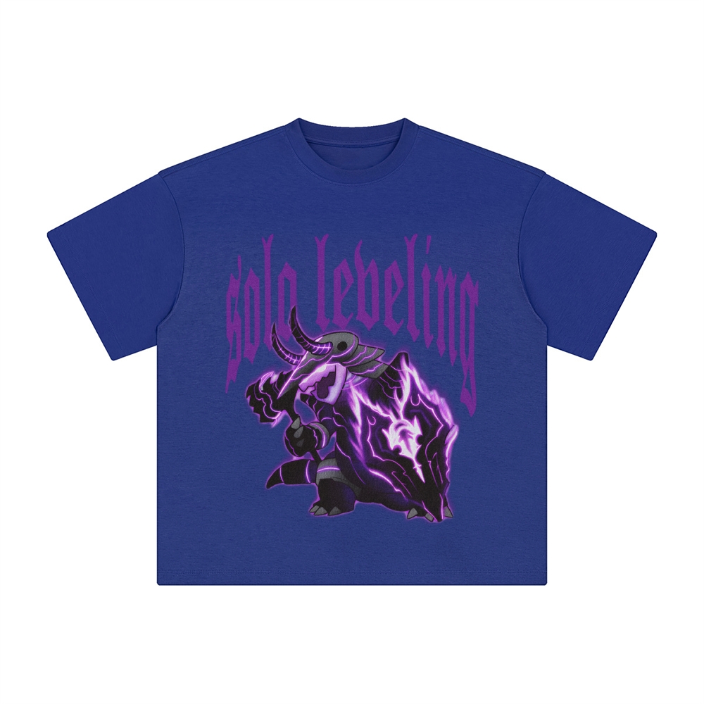 Unisex Anime Inspired Washed  Vintage T-Shirt