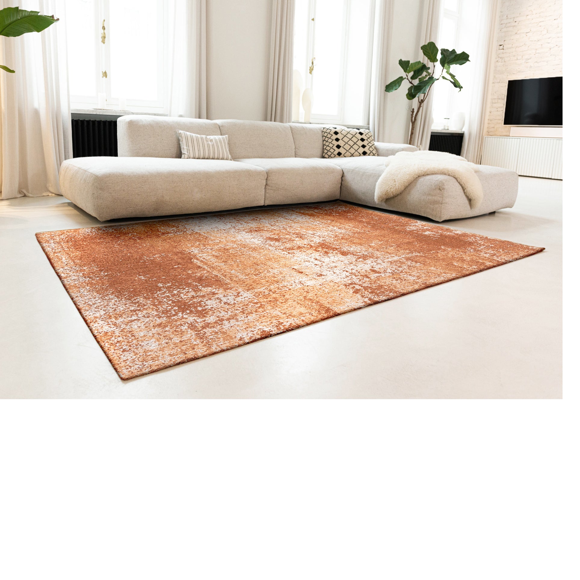 Louis de Poortere Virgin Land Vloerkleed 80 x 150 cm - Mars