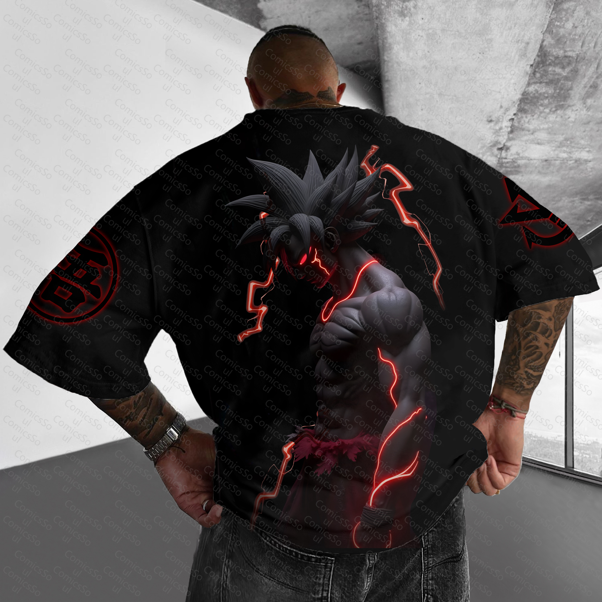 Unisex  Inspired Anime Vintage T-Shirt