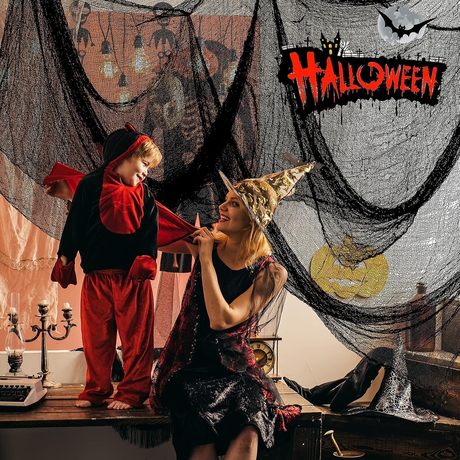 Halloween Decoration Stretchable Fabric Indoor Decor - Image 3 Halloween Decoration Stretchable Fabric Indoor Decor - Image 3