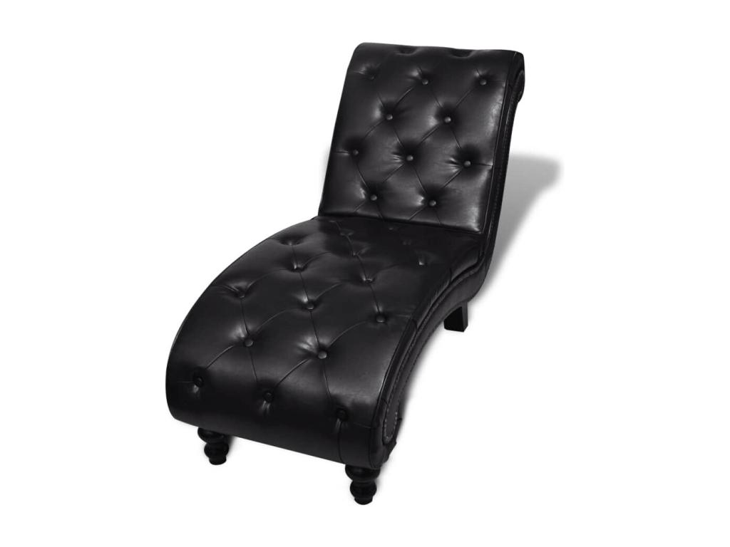 Prolenta Premium - Diván de cuero sintético marrón