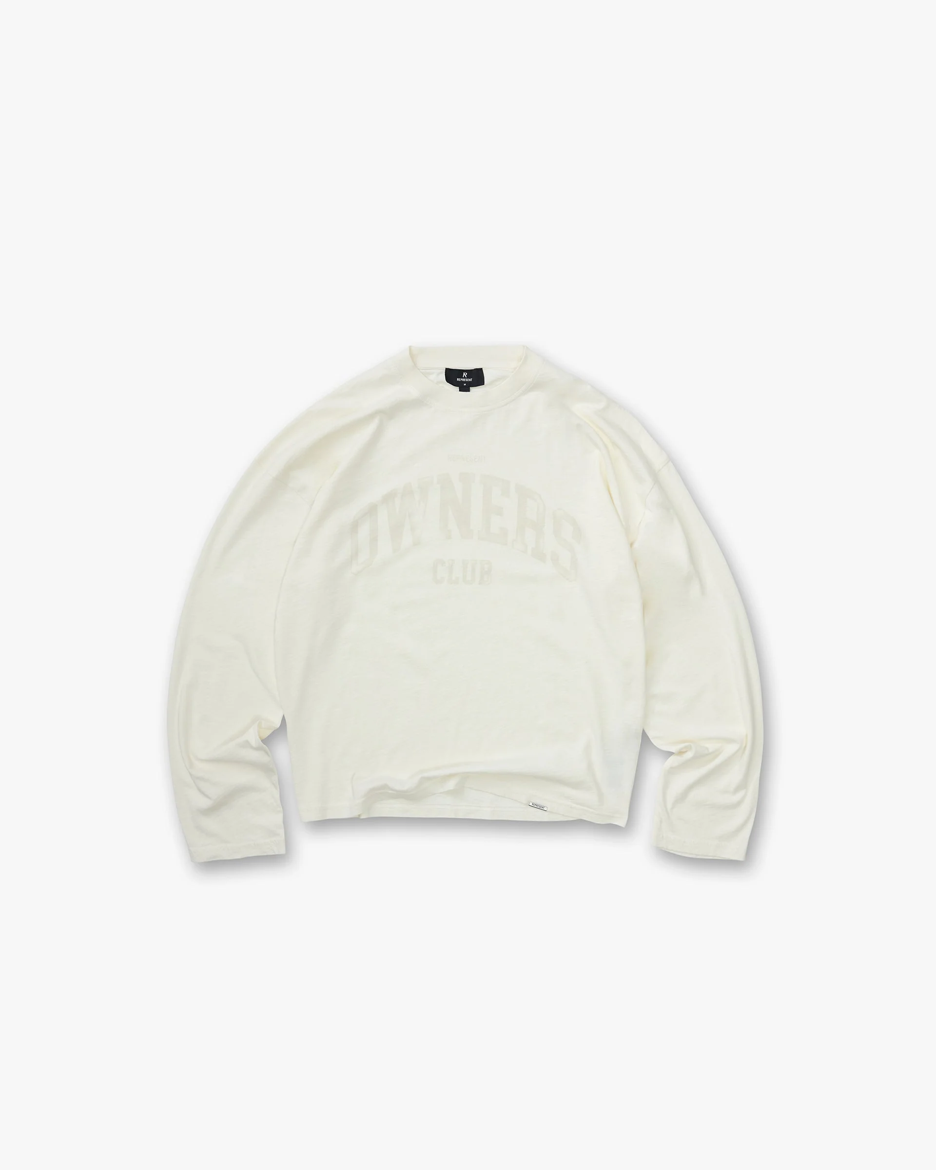 Represent Owners Club Long Sleeve T-Shirt - Chalk