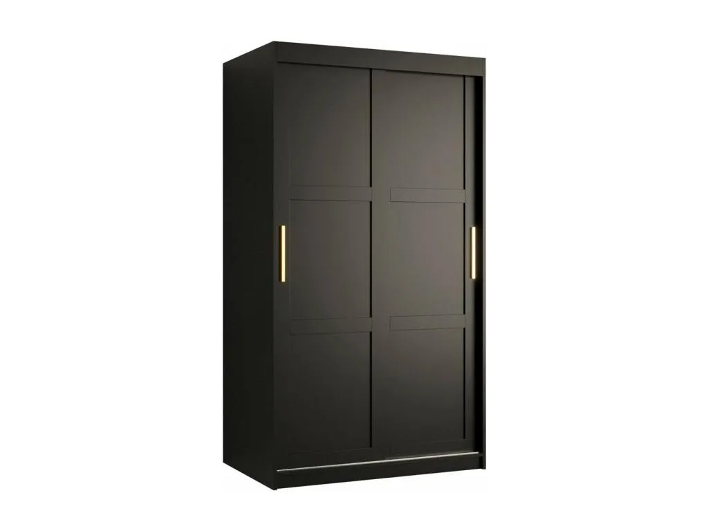 Armario Hogarmini G112 Negro 200x100x62cm Puertas de armario - Correderas 11294wmzw