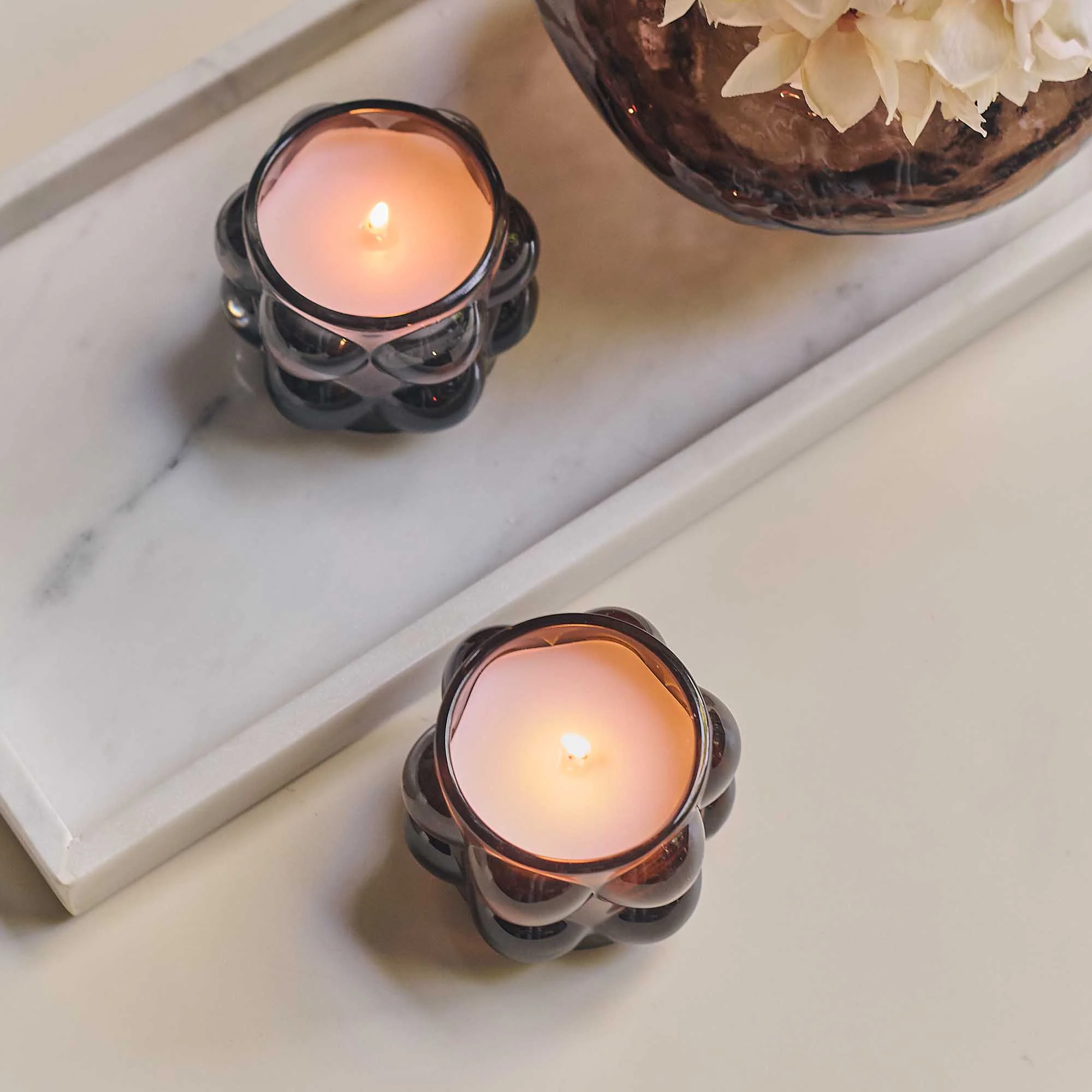 Bergamot & Amberwood Scented Candle