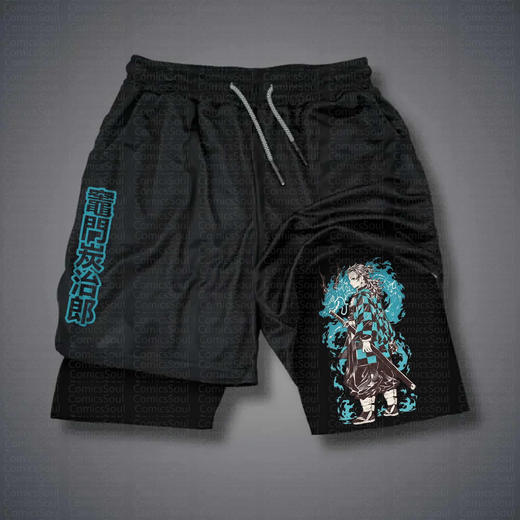 Unisex Casual Anime Streetwear Shorts 丨Comicssoul