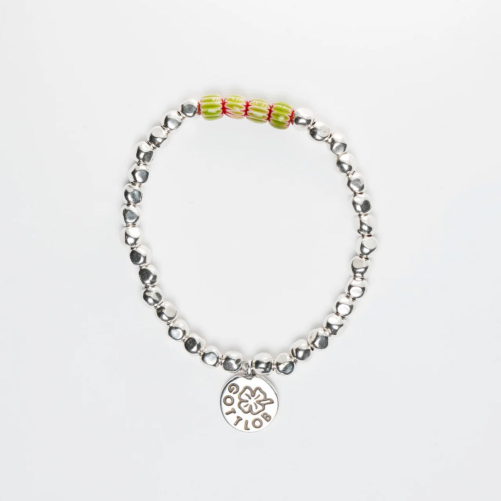 Gottlob - Bracelet Edition N° 2  - Vert & Rouge