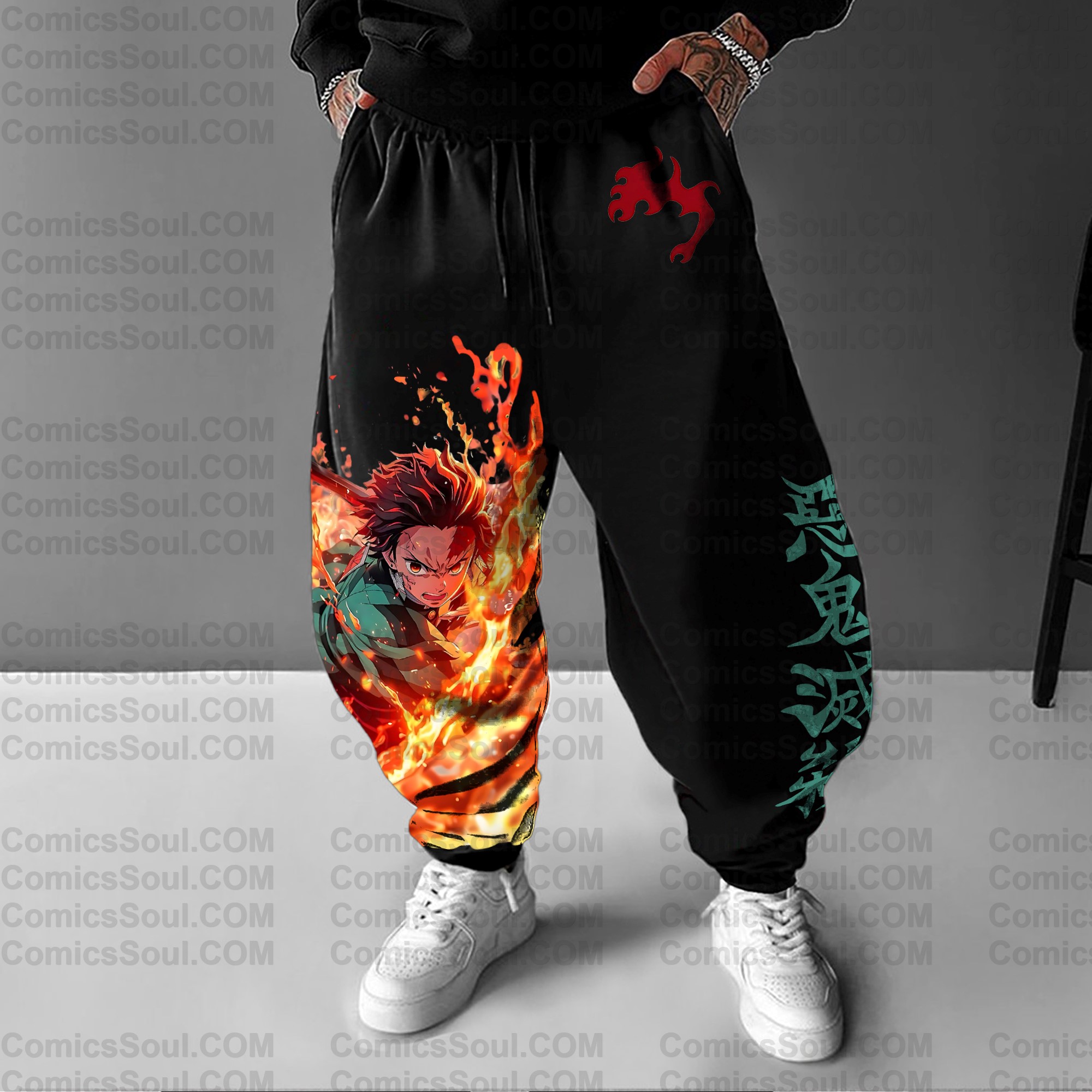 Unisex Anime Inspired Vintage Pants| KNY