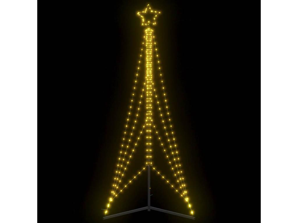 Luces para árbol de Navidad 483 LEDs blanco cálido 240 cm