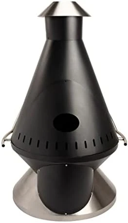 COH-600 Propane Fire Pit, Patio Heater with Tip-Over Safety Switch, 8 lbs. Lava Rocks Included, 31" x 31" x 48"