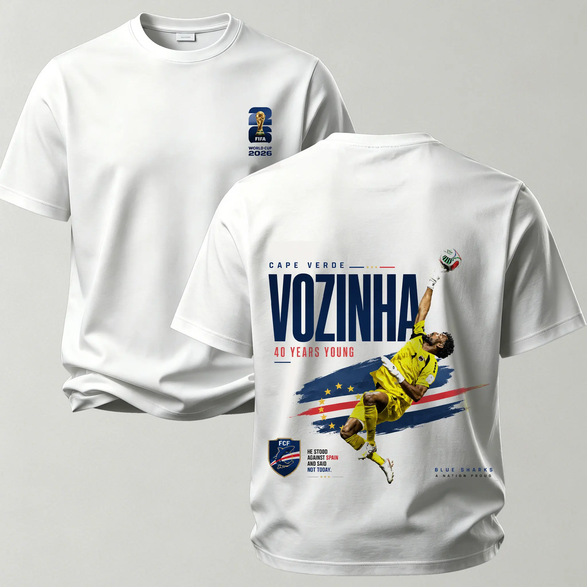 The Wall of Cape Verde Printed Unisex Oversized T-shirt