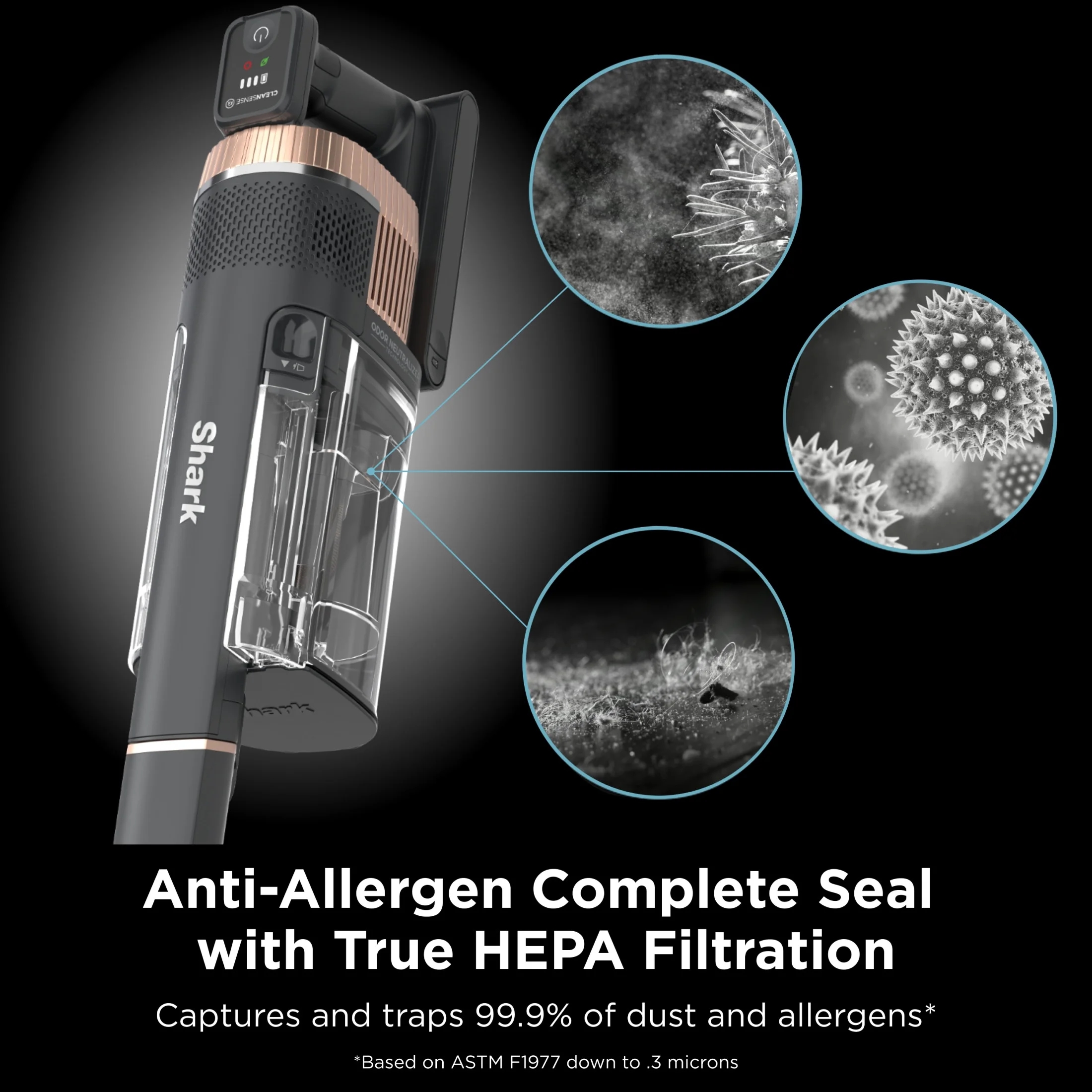 Shark Stratos Cordless Stick Vacuum Cleaner with Clean Sense IQ & DuoClean PowerFins HairPro MultiFLEX, IZ840H - Image 6