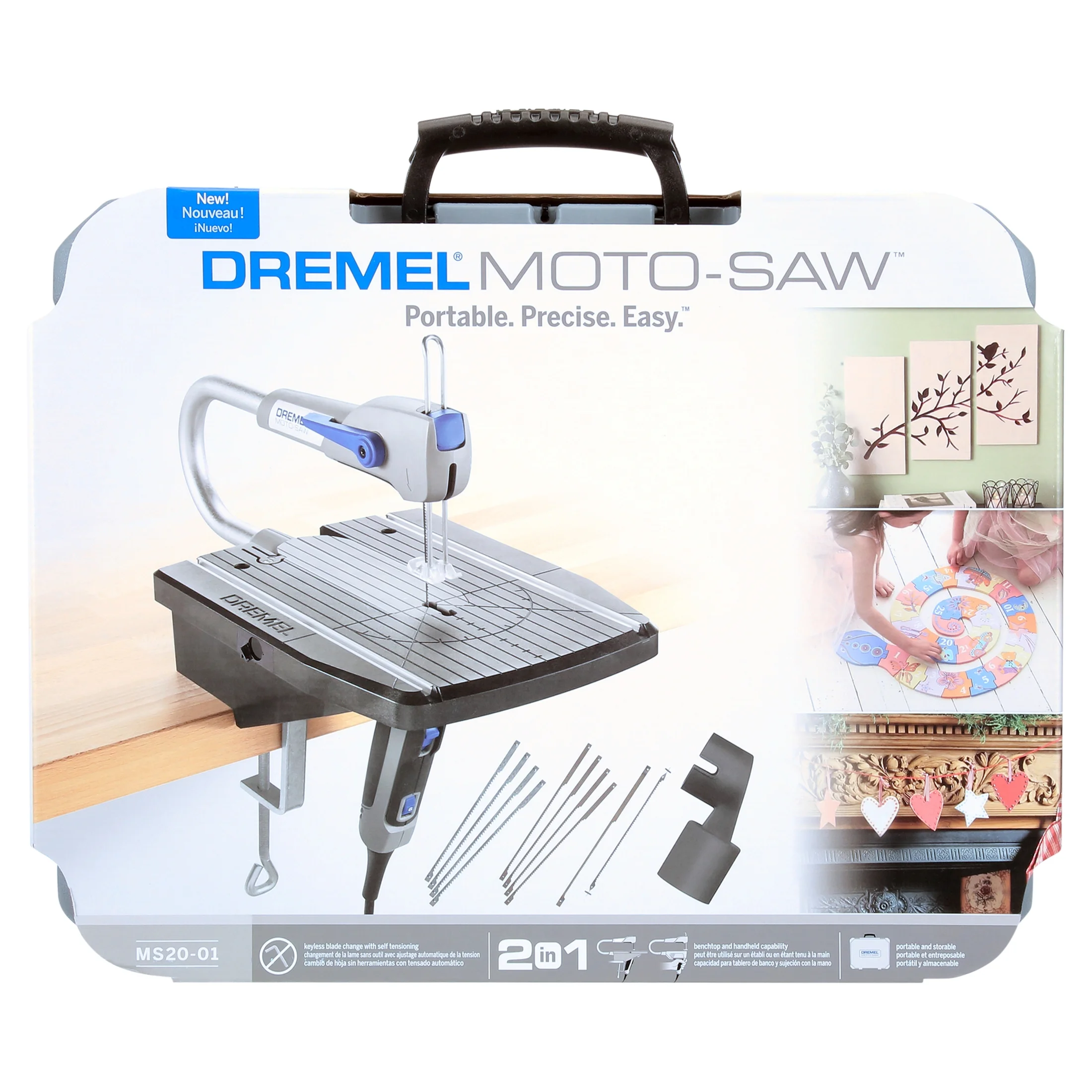 Dremel MS20-01 Moto-Saw 0.6 Amp Corded Scroll Saw for Plastic, Laminates, and Metal - Image 9
