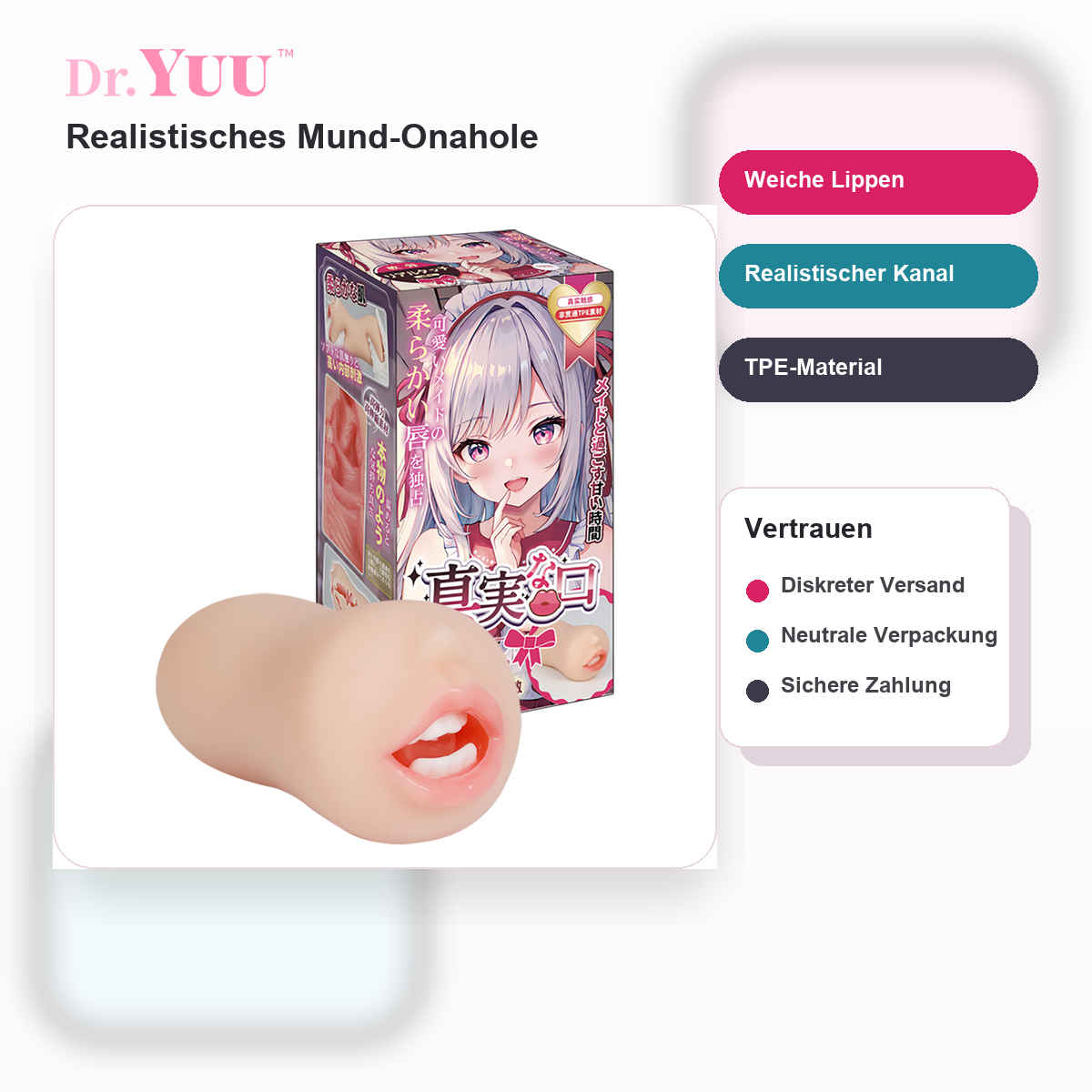Dr.YUU Amaya Anime Oral Masturbator – Realistische | Versand aus Asien – Lieferzeit ca. 10-18 Werktage - DR.YUU™