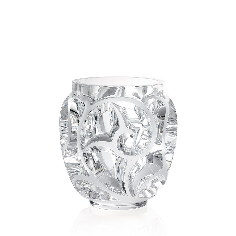 VASE TOURBILLONS - CRISTAL INCOLORE