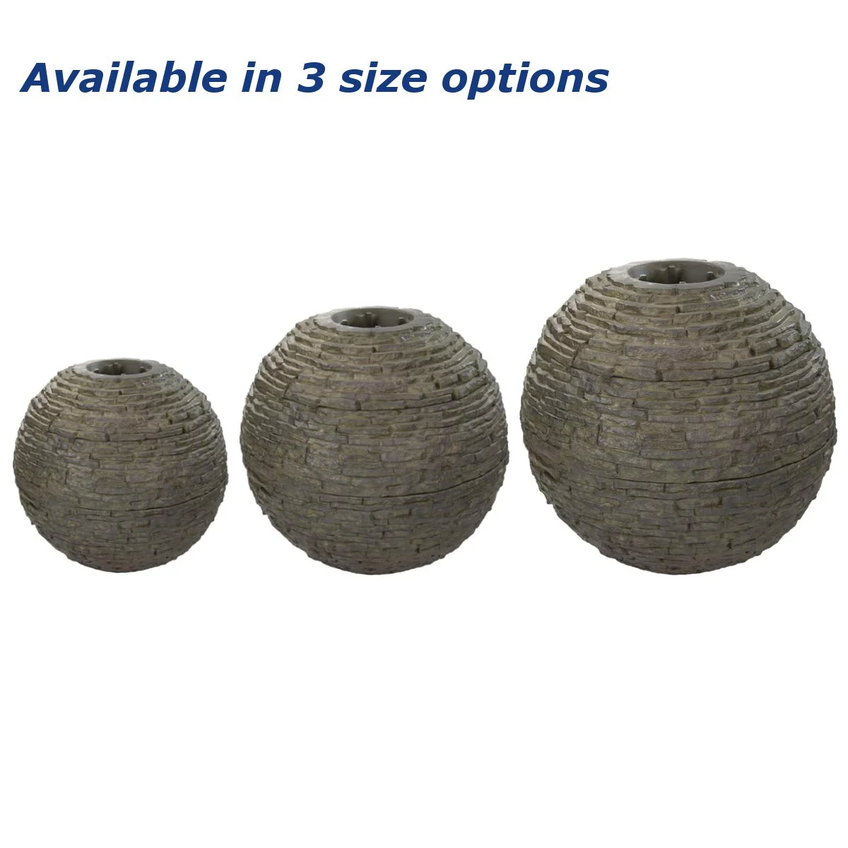 Aquascape 78288 Fiber-resin Stacked Slate Sphere Fountain, Multicolor - Image 4
