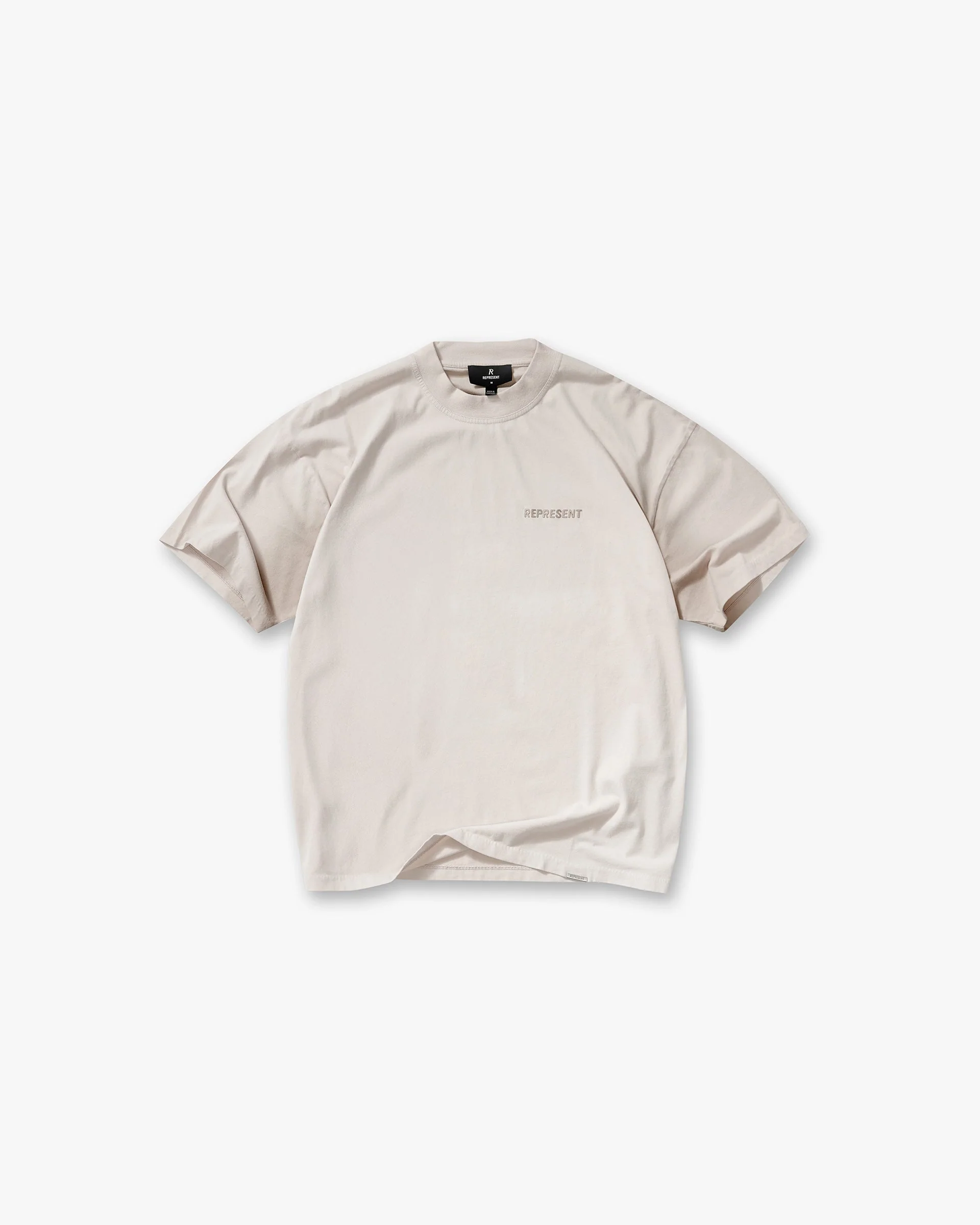 Metal Block Logo T-Shirt - Concrete