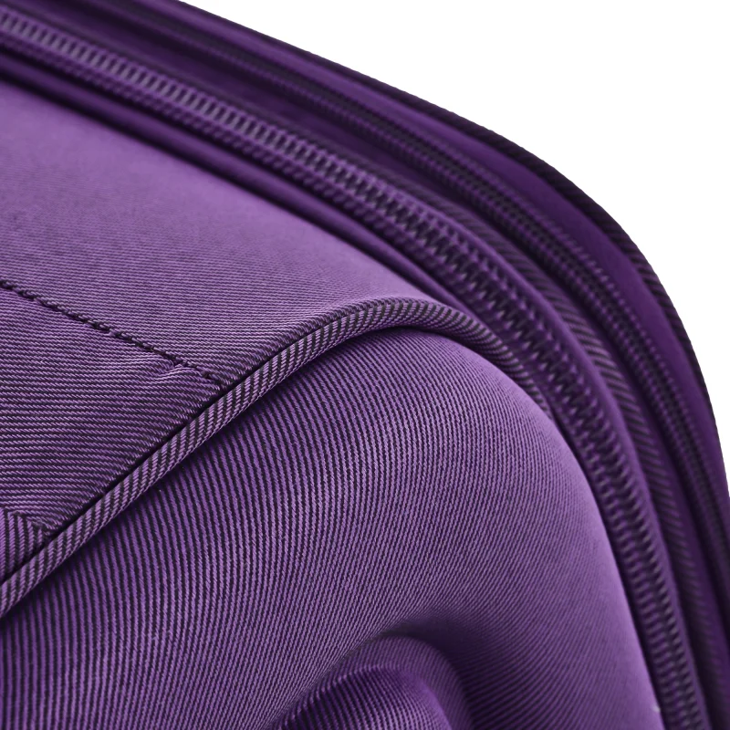 Softside Luggage Expandable 3 Piece Set Suitcase Upright Spinner Softshell Lightweight Luggage Travel Set - Image 13
