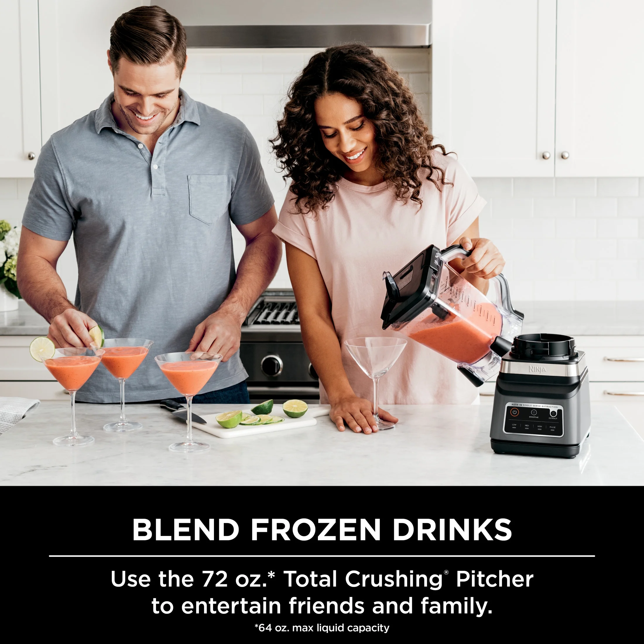 Ninja Professional Plus DUO Blender, 1400 W, 2 Auto-IQ Programs for Smoothies, Nutrient Extraction, 72 oz* Total Crushing Pitcher & (1) 24 oz To-Go Cup, Black, BN750 - Image 5
