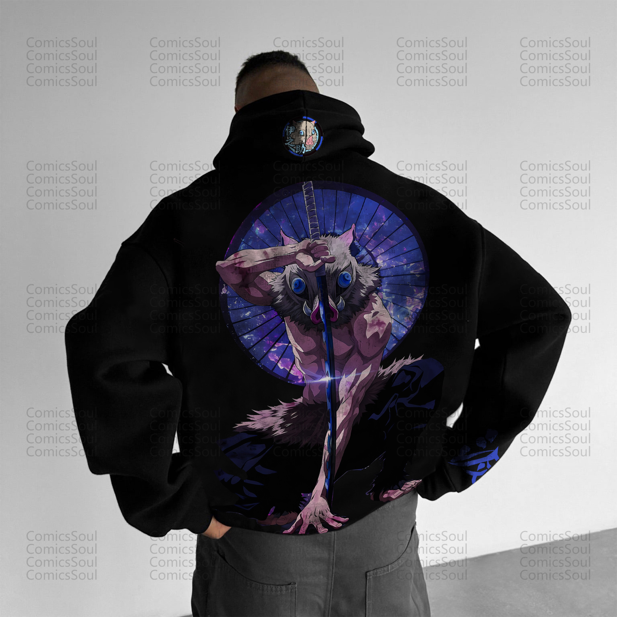 Unisex “ Comicssoul   ” Graphic Streetwear Vintage Hoodie