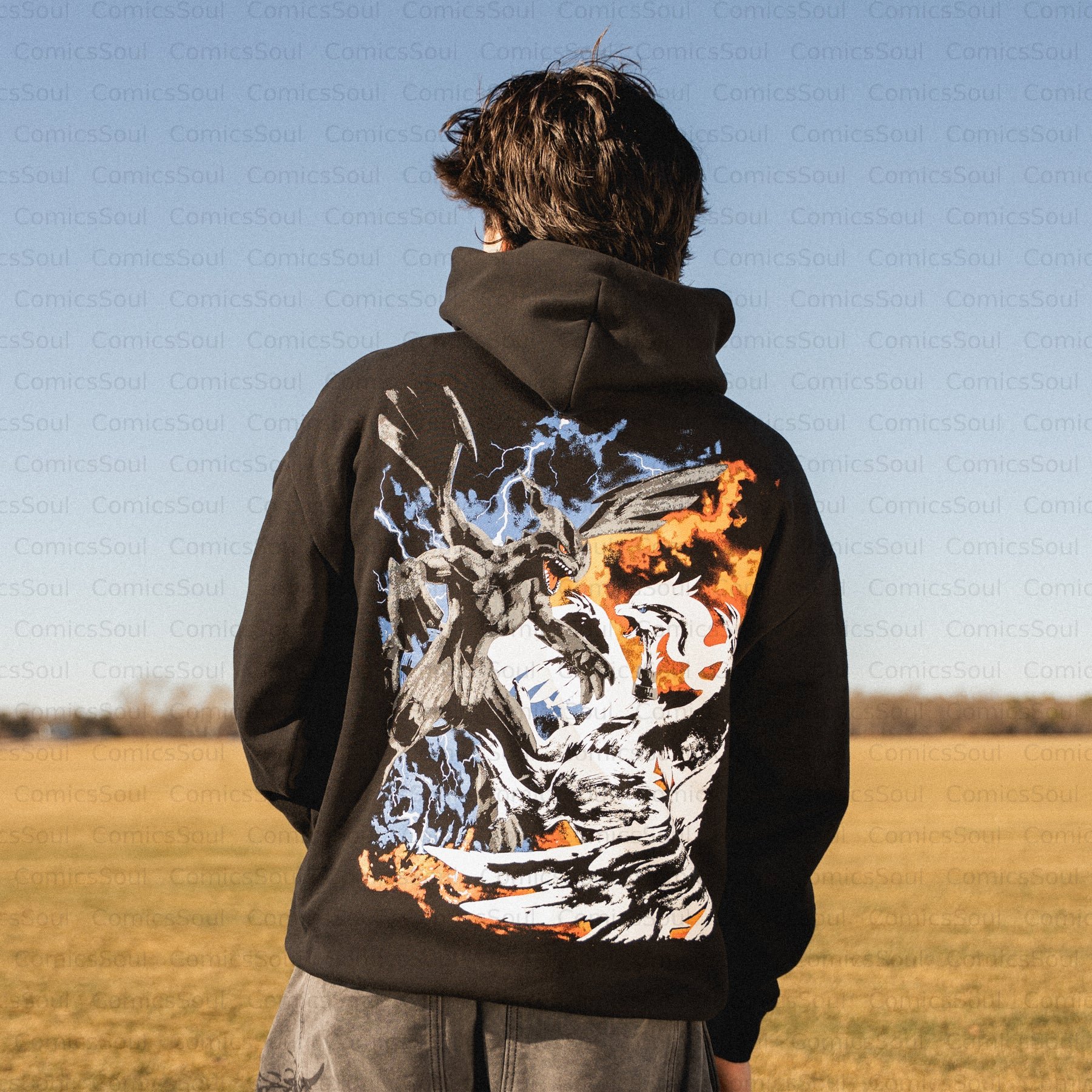 Unisex Anime UNOVA  Streetwear Vintage Hoodie
