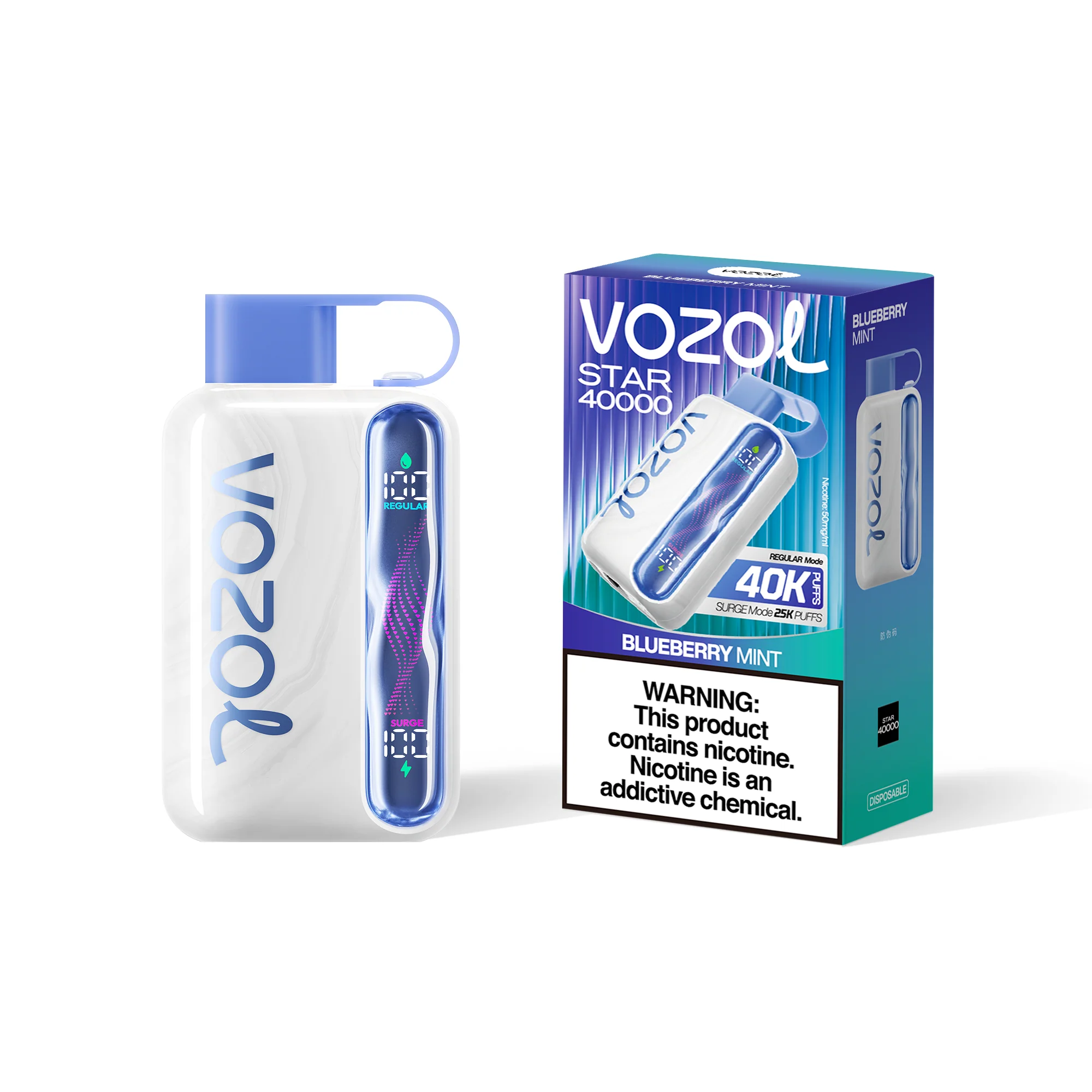 VOZOL STAR 40K cigarette électronique jetable (toutes les saveurs)