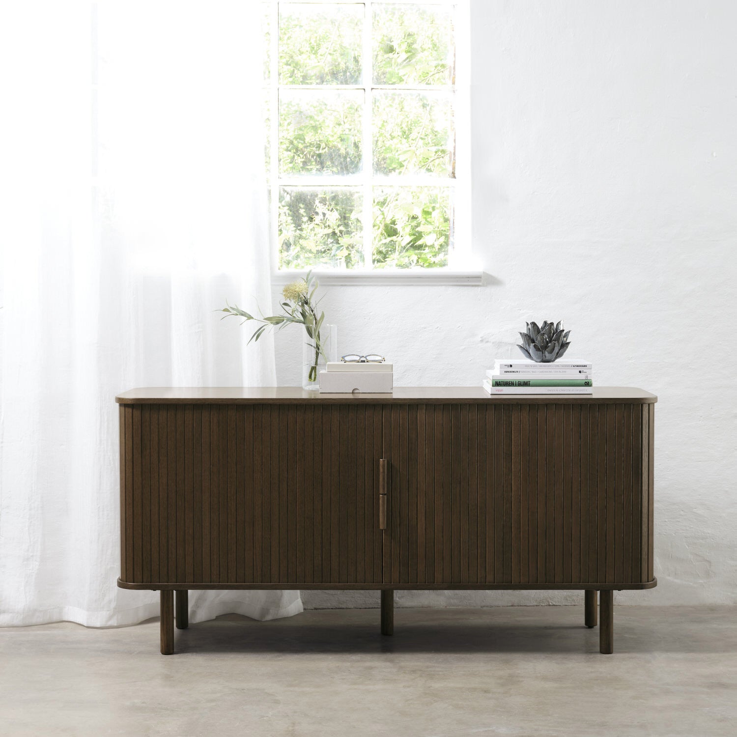 Blokker Splinted Dressoir - Smoked Eiken