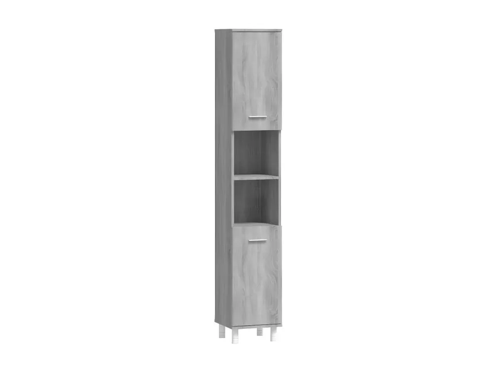 Patriciabaezcasa Armario de baño Patriciabaezcasa contrachapada gris Patriciabaezcasa 30x30x179 cm