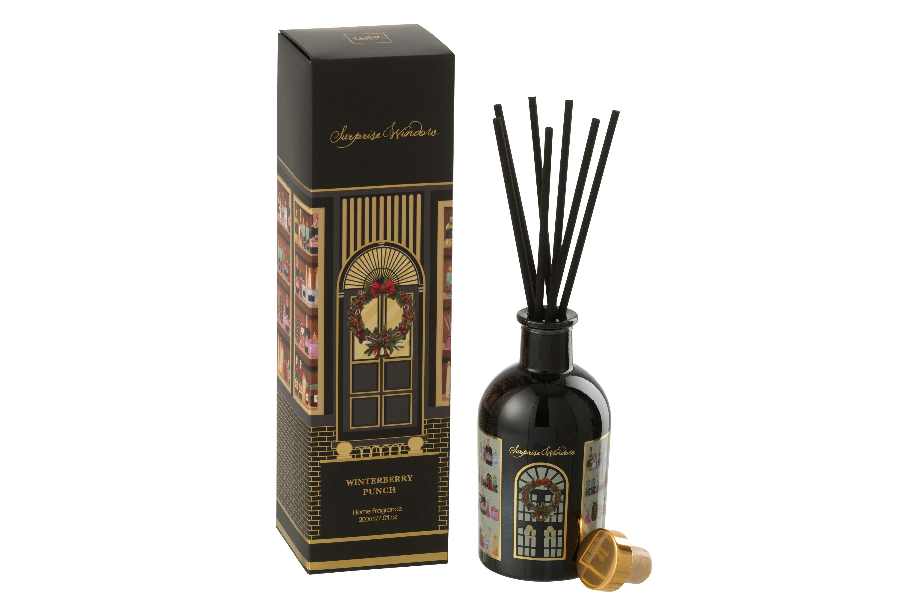 J-Line geurstokjes Surprise Window - Winterberry Punch - zwa