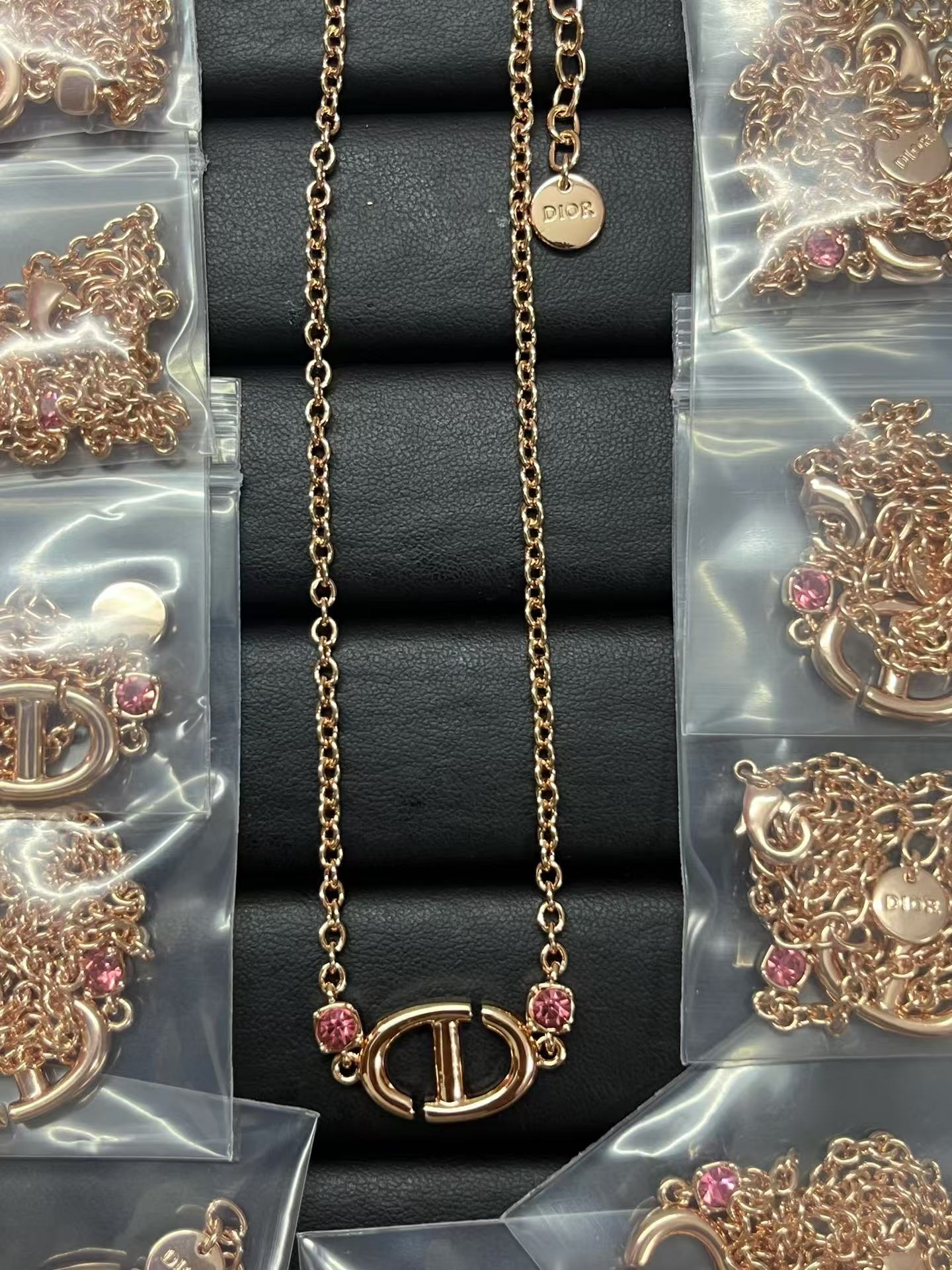 Dior CD Navy Necklace - Original Replica Club