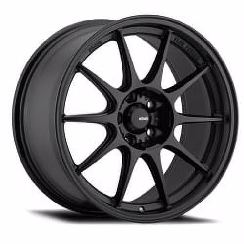1 Konig 18x8.5 5X100 +44 57B Dekagram Semi - Matte Black Wheel Rim