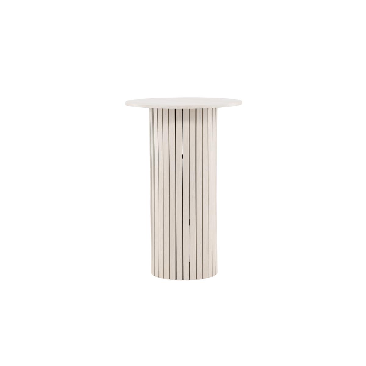 Svea - Niko ronde bartafel - ø70 cm - whitewash
