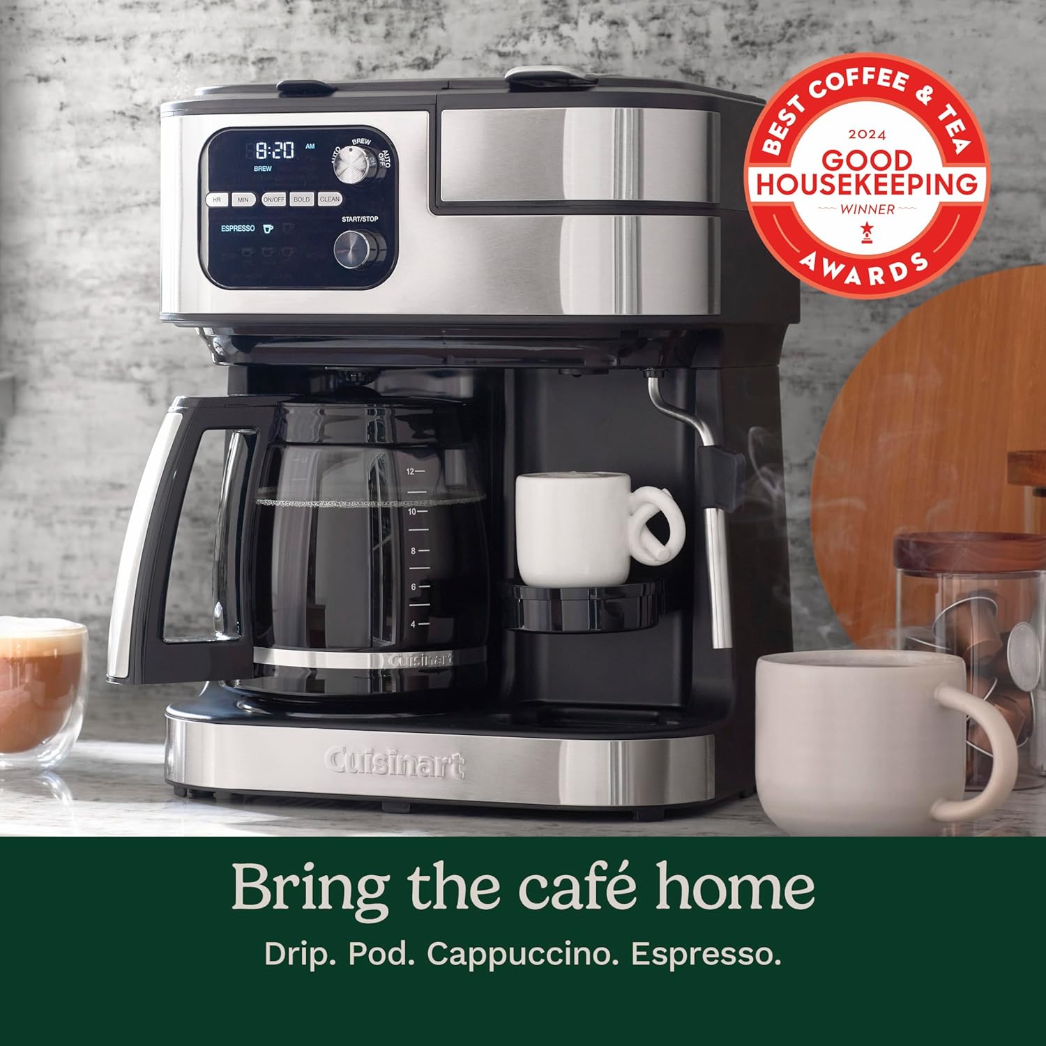 Coffeemaker 4-In-1 Coffee Center Barista Machine