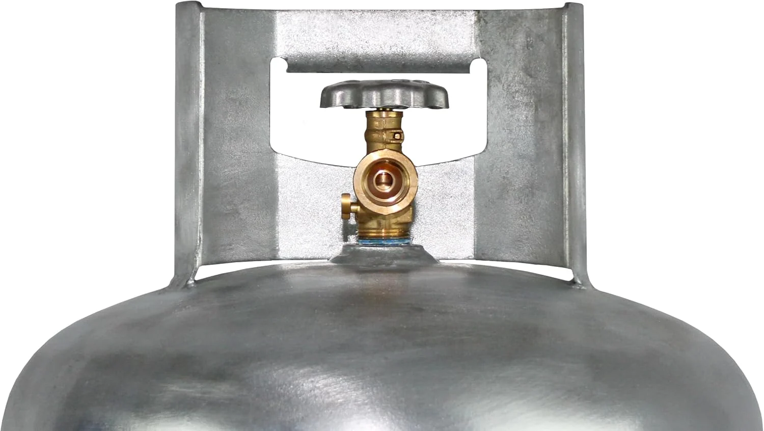 100Lb Steel Propane Tank Cylinder with Pol Valve - valve108270_163892