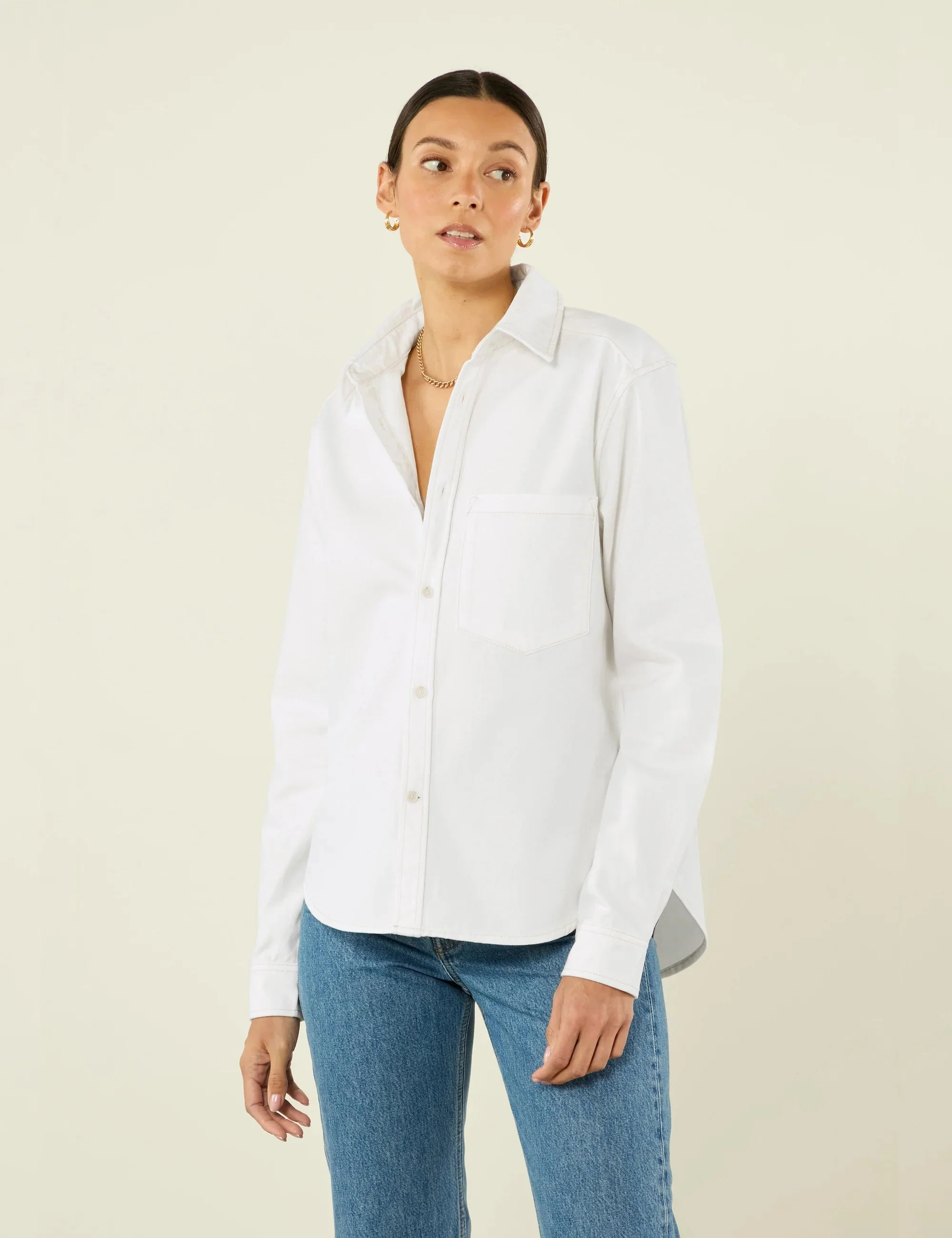 The Classic: Denim, Off-White