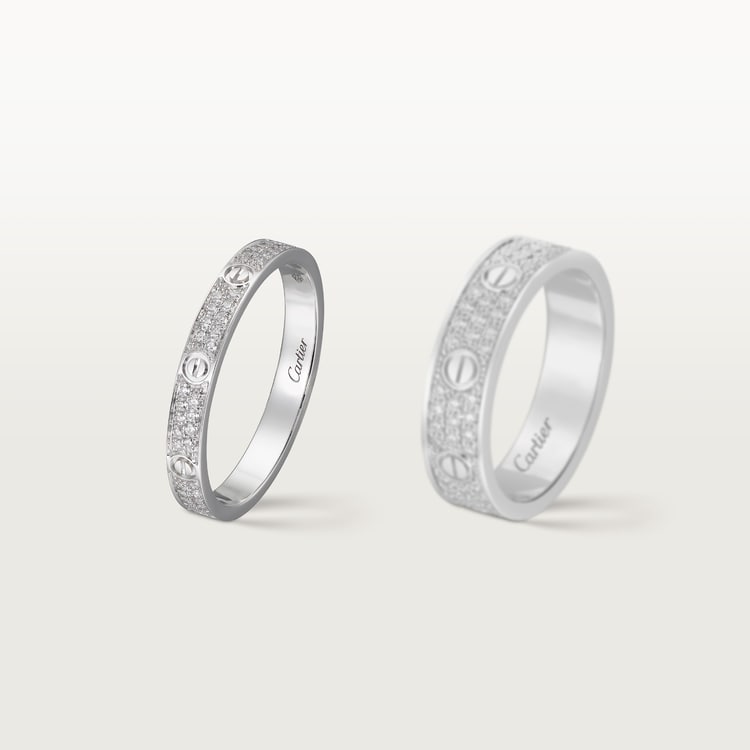 Replicate LOVE ring, mini model, paved(1:1 replica) - Original Replica Club