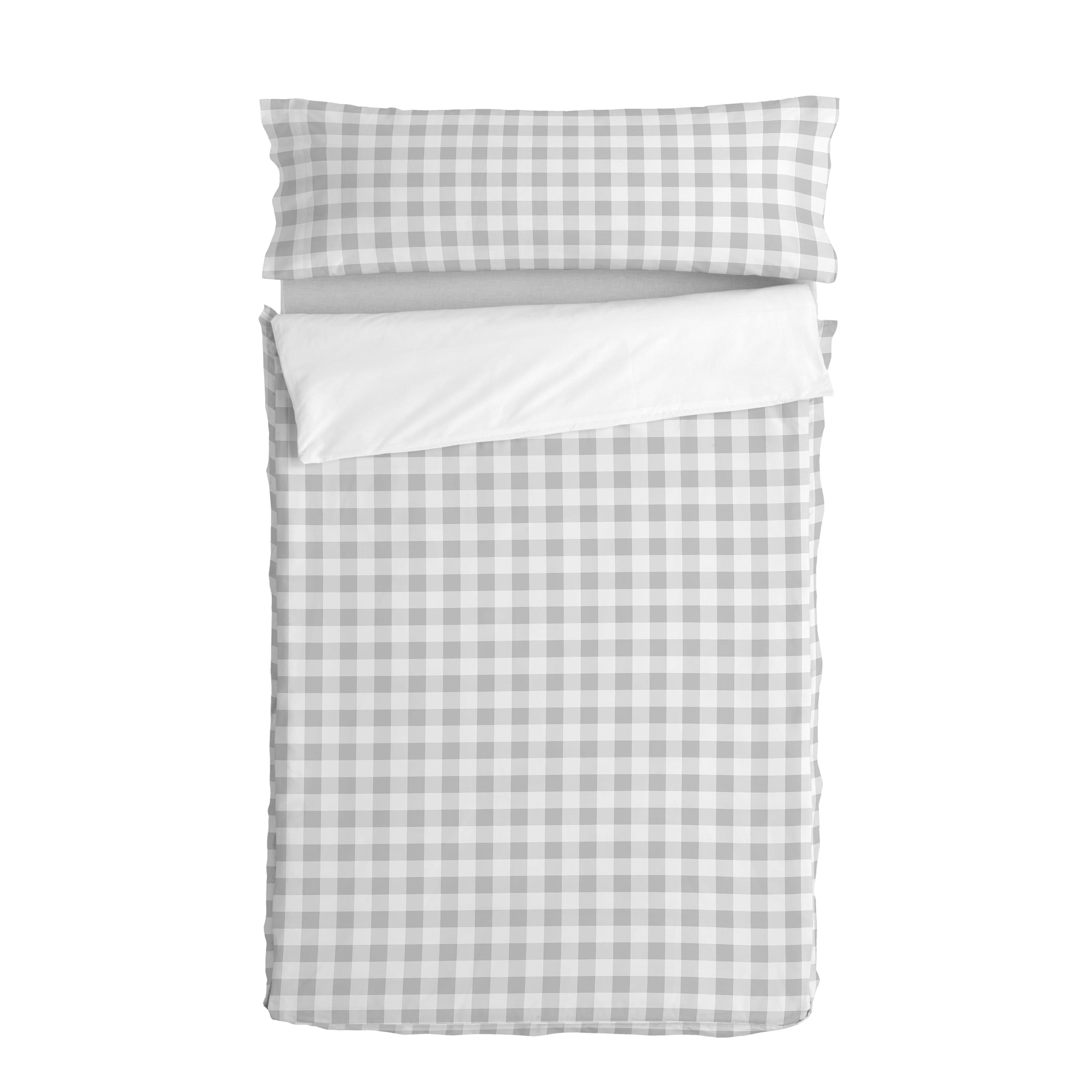 Vichy Noordse tas Grijs Basic Kids, Grijs, 100% Katoen (buitenkant) 10