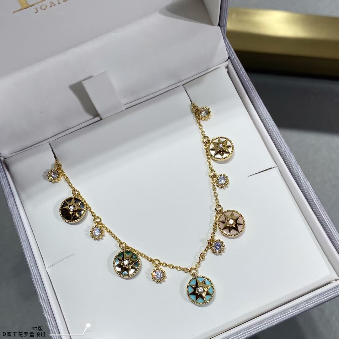 Dior Rose Des Vents Necklace - Original Replica Club