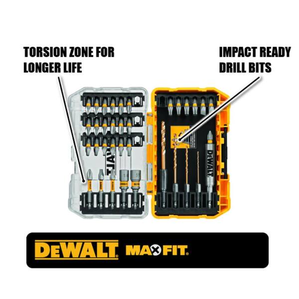 20V MAX Cordless 10 Tool Combo Kit, MAXFIT Screwdriving Set (35 Piece), (2) 20V 2.0Ah Batteries, Charger, and Bag - Image 14