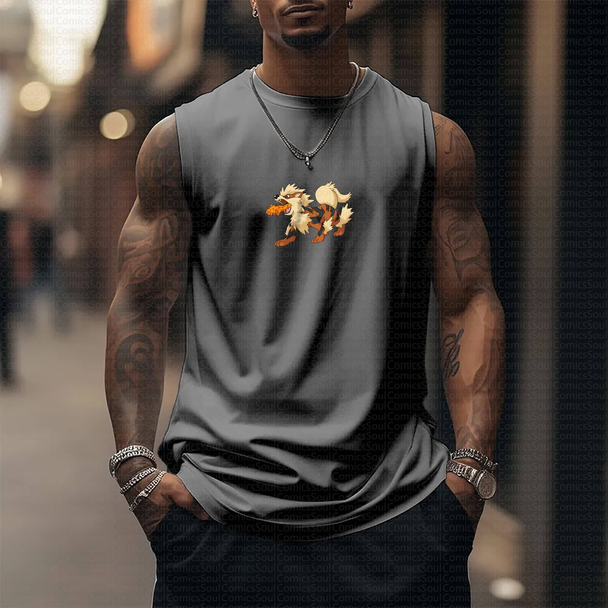 Unisex “Comicssoul” Casual Anime  Tank Top TeeThreads Sustain the Scene with Custom Apparel