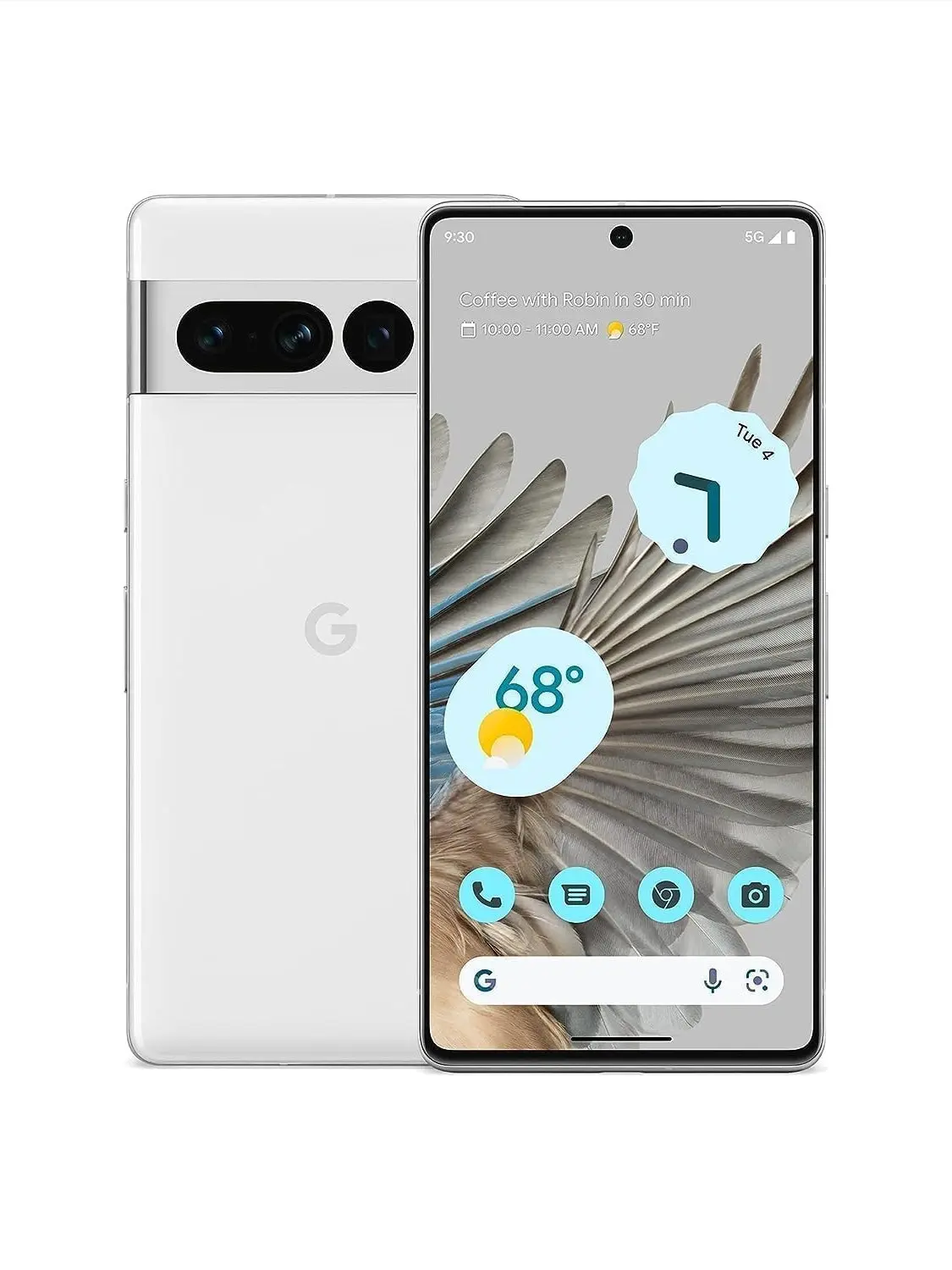 Google Pixel 7 Pro 5G Unlocked Android Smartphone, 128GB, Snow