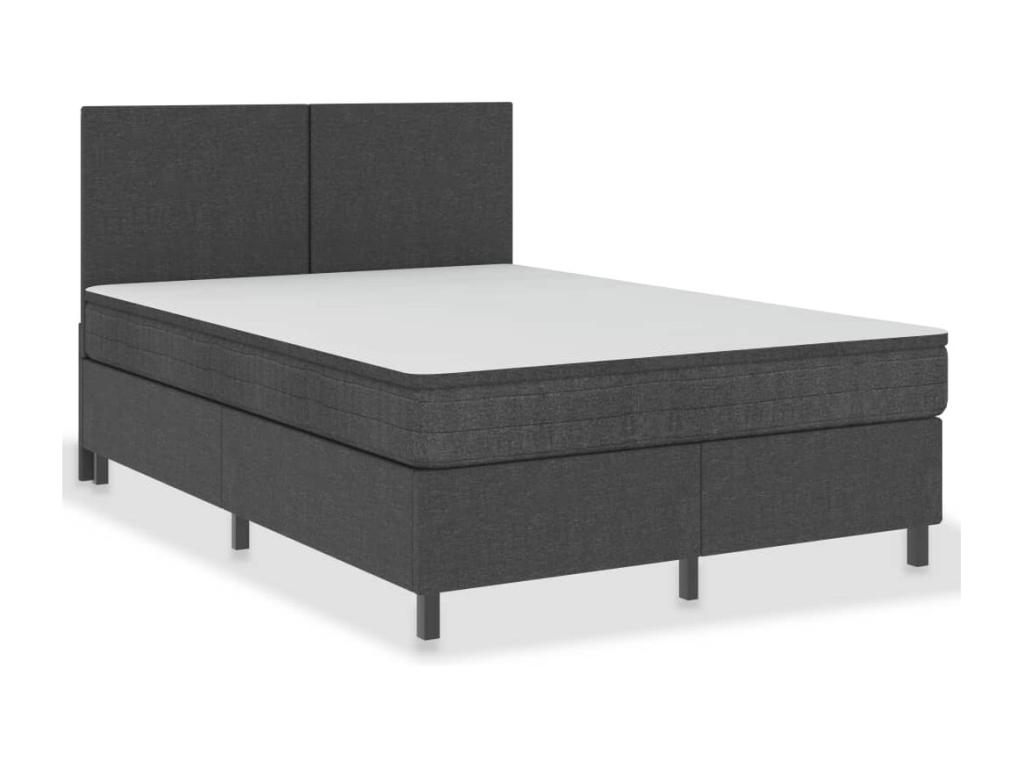 De cama Box  Mueblescolor gris 140x200 cm