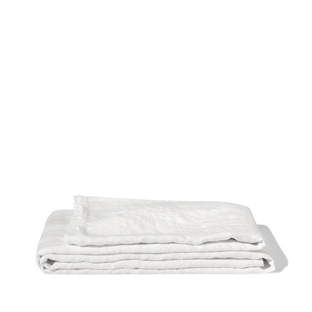 Nappe en lin lavé - Blanc Optique