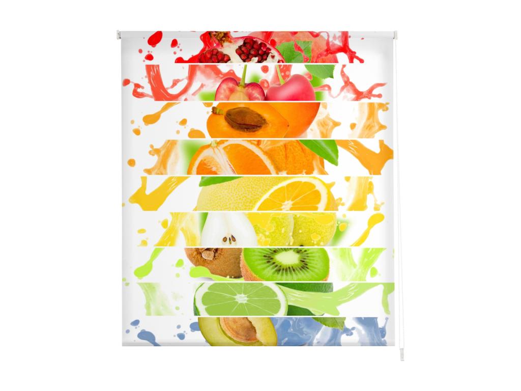 Hogarlujo | Estores Personalizados de COCINA | 150 x 255 cm (Ancho por Alto) Tamaño de Tela 147 x 250 cm | Modelo C-1219 Color Unico