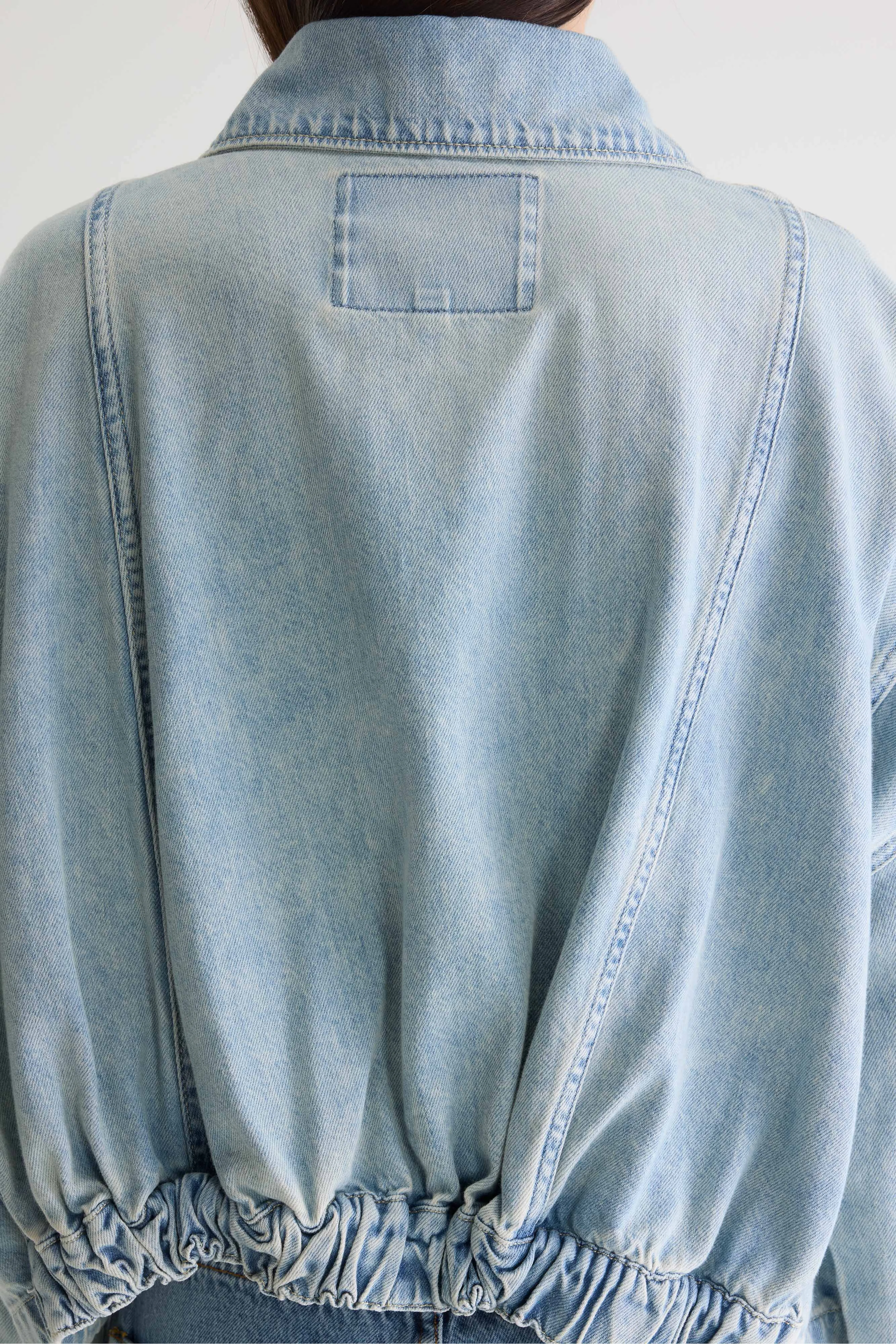 Bellerose Pery denim overshirt (261 / W / LT BLUE BLEACH)